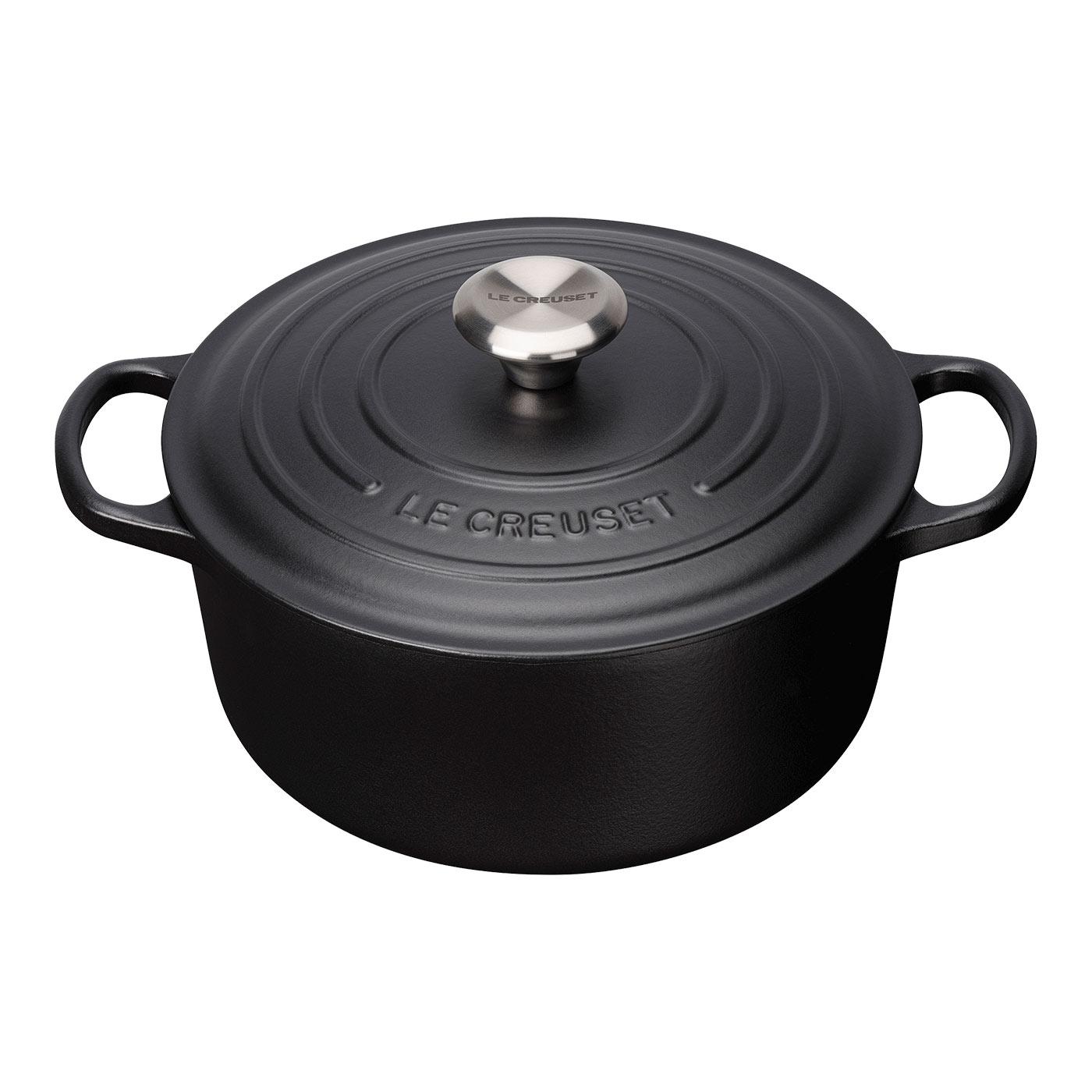 LE CREUSET Gusseisen-Bräter 24 cm schwarz