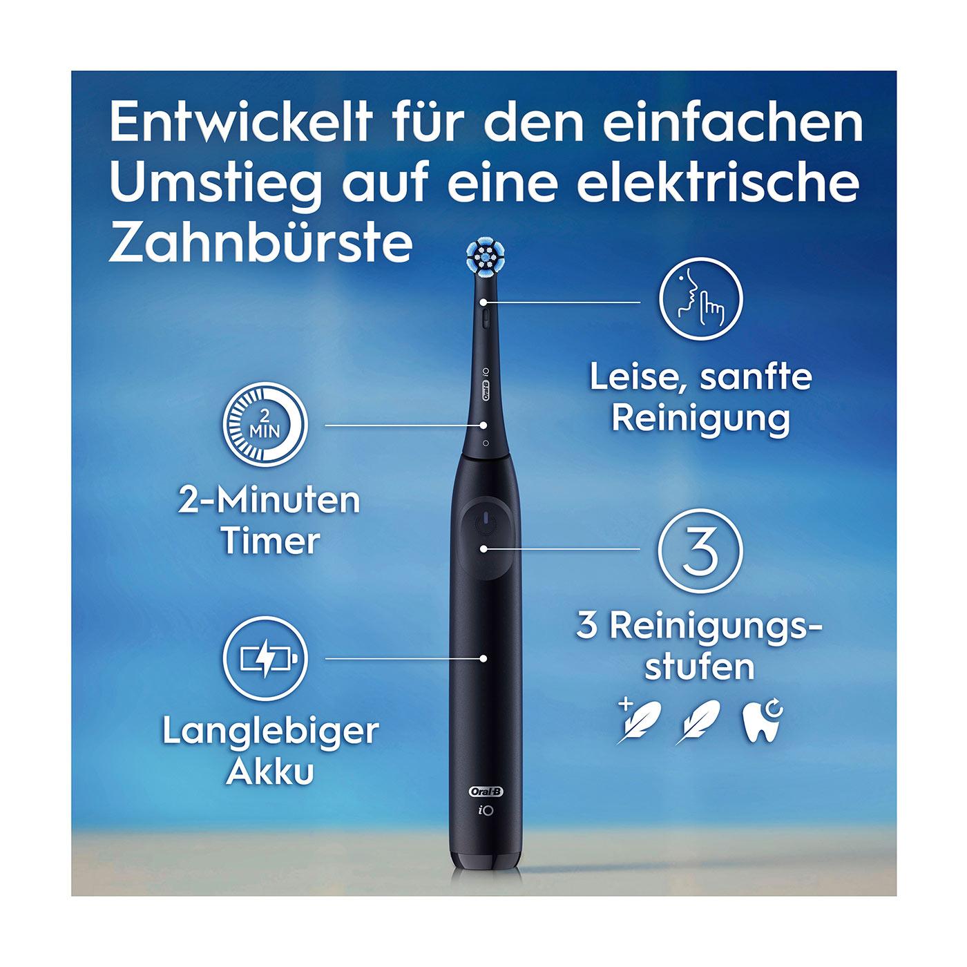 Oral-B iO Series 2 Elektrische Zahnbürste Night Black Special Edition-image-1
