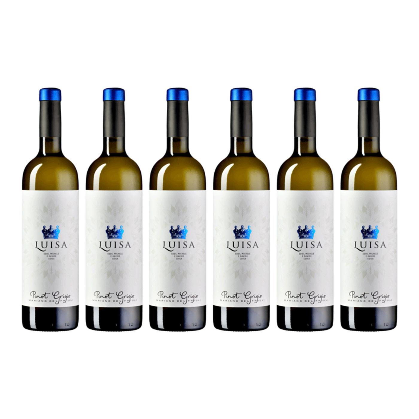 6 Flaschen Pinot Grigio, Tenuta Luisa