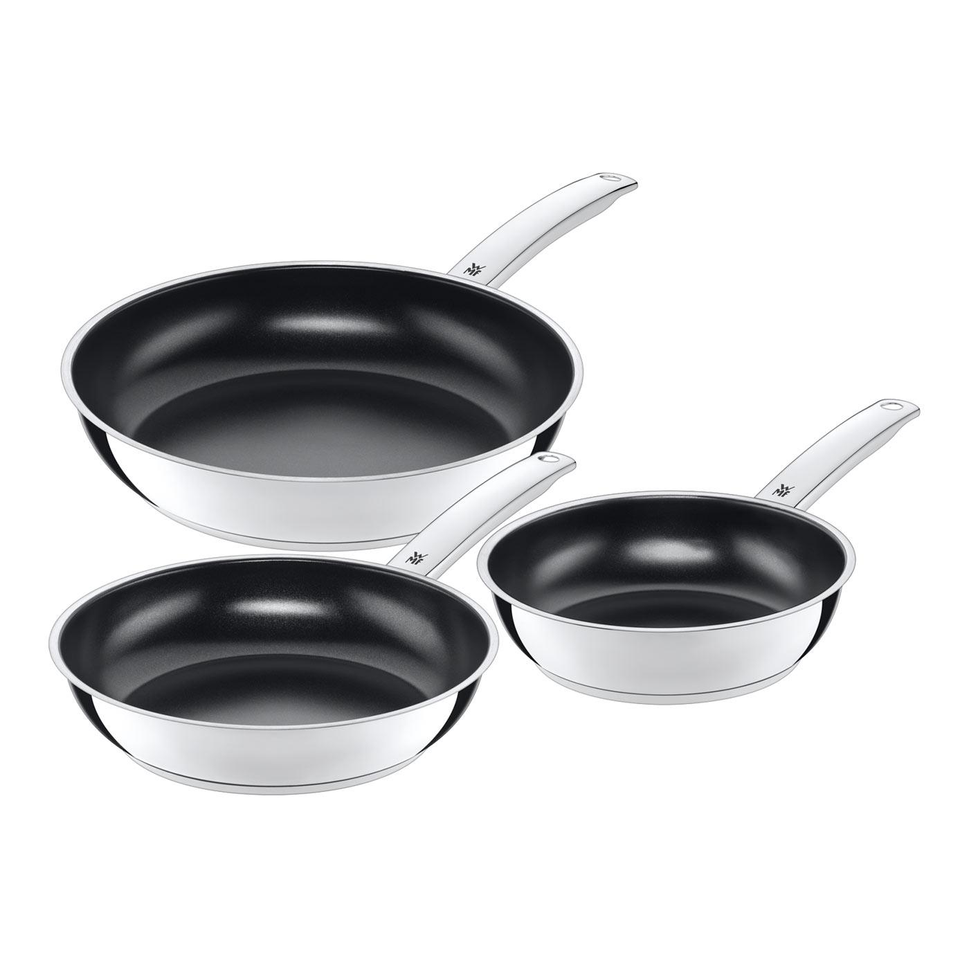 WMF Durado Bratpfannen 3er Set, 20, 24 und 28 cm 