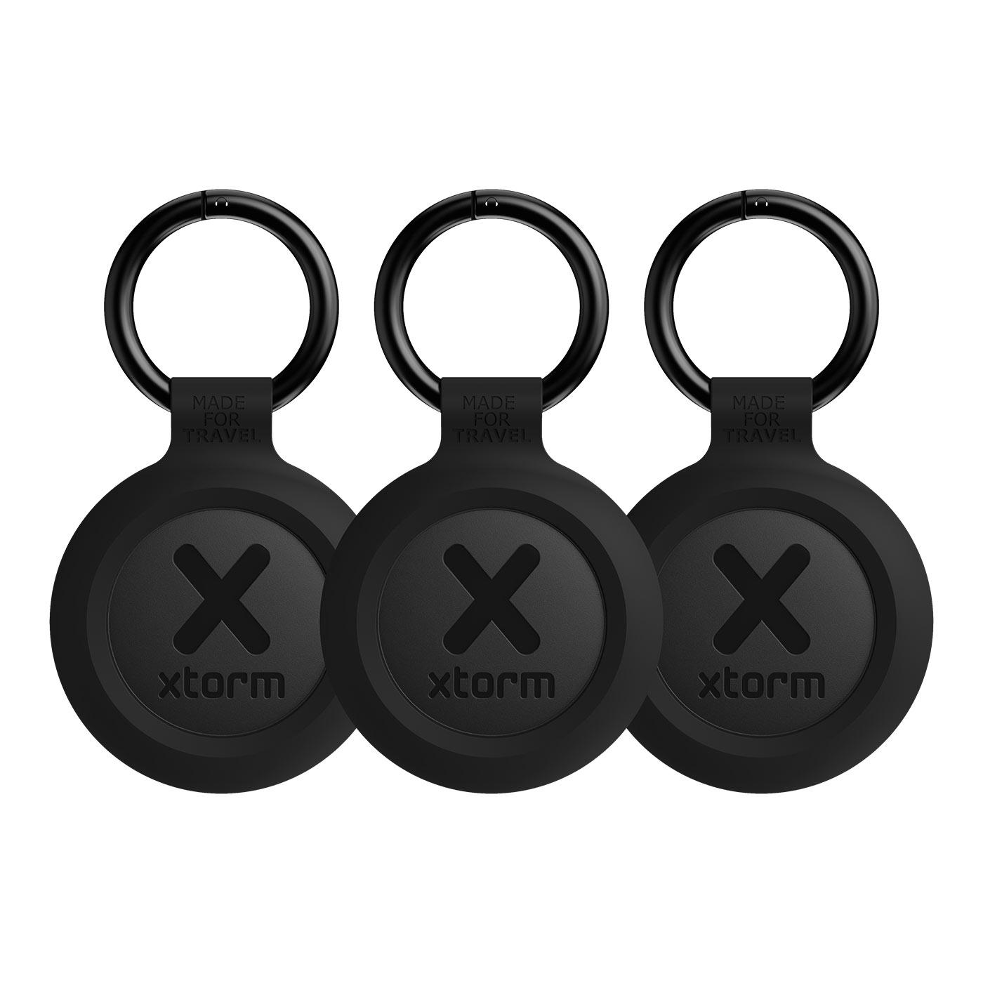 Xtorm TravelTag 3-Pack- Charcoal Black (iOS & Android)