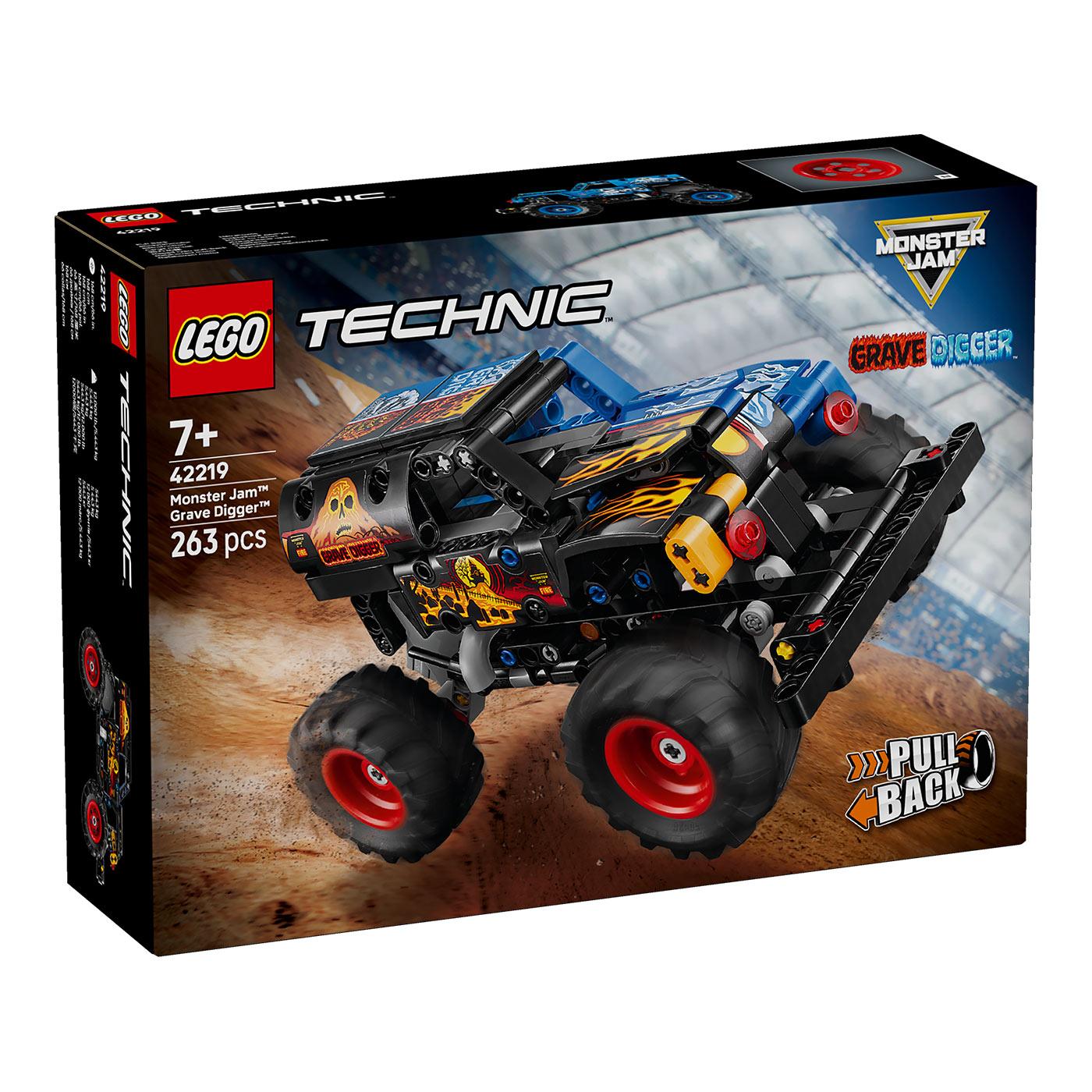LEGO® Technic Monster Jam™ Grave Digger™ Feuer und Eis-image-0