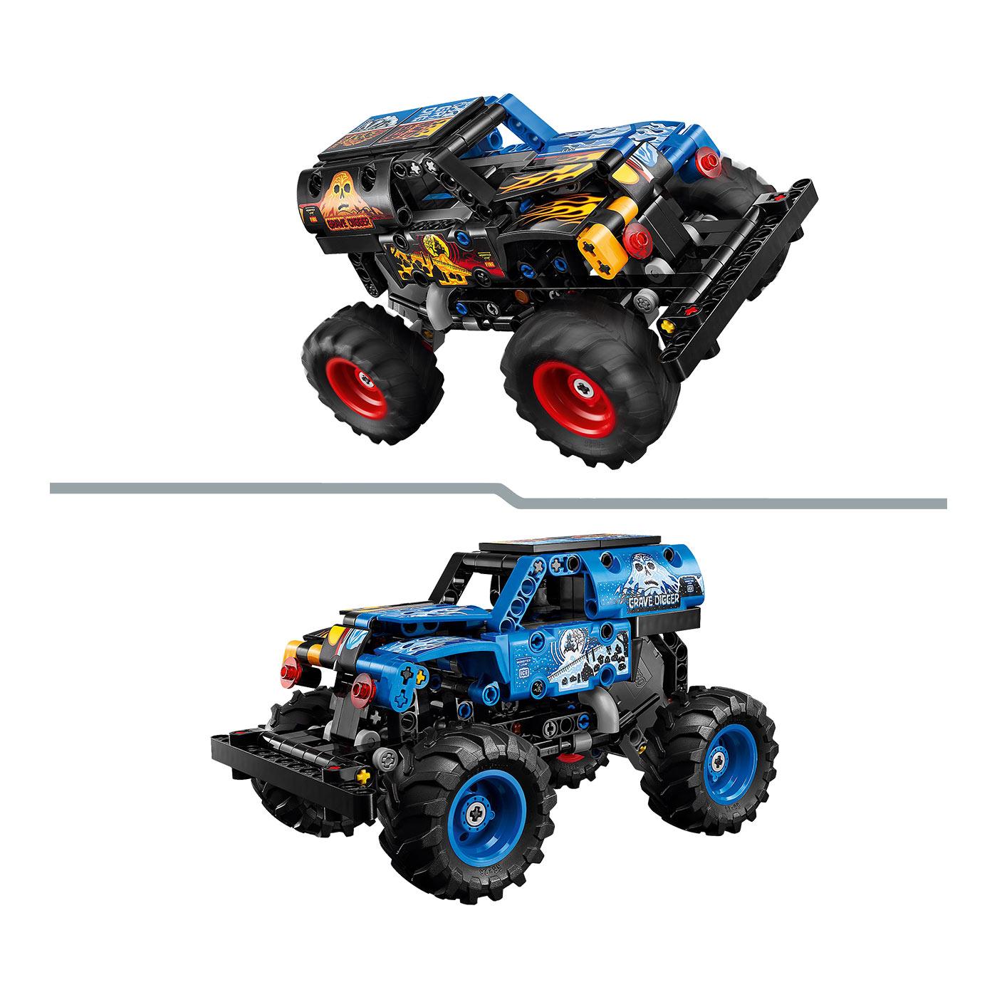 LEGO® Technic Monster Jam™ Grave Digger™ Feuer und Eis-image-1