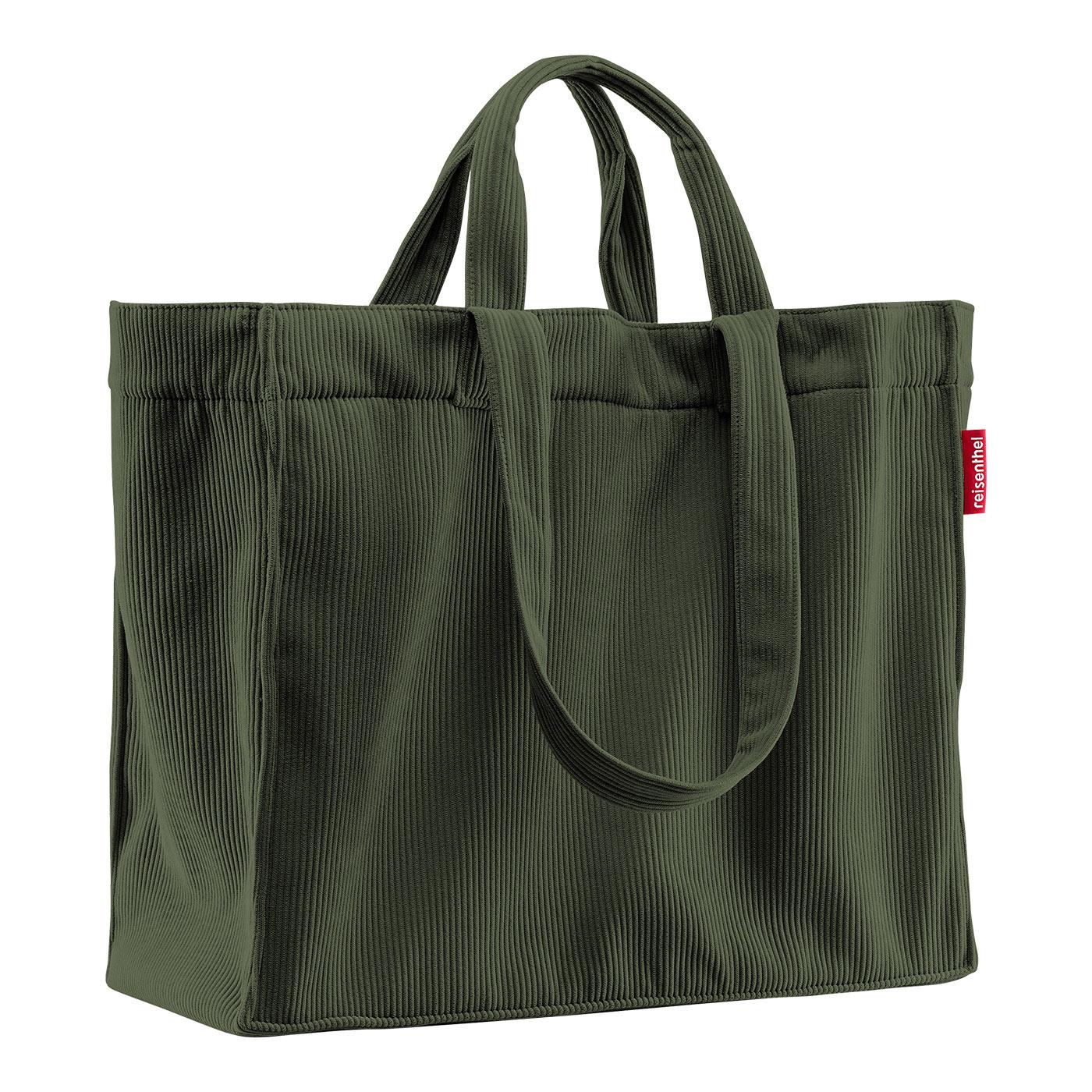 reisenthel softshopper cord dark matcha