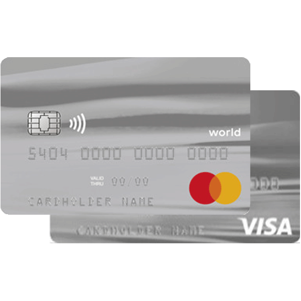 World Mastercard Standard - Visa Classic