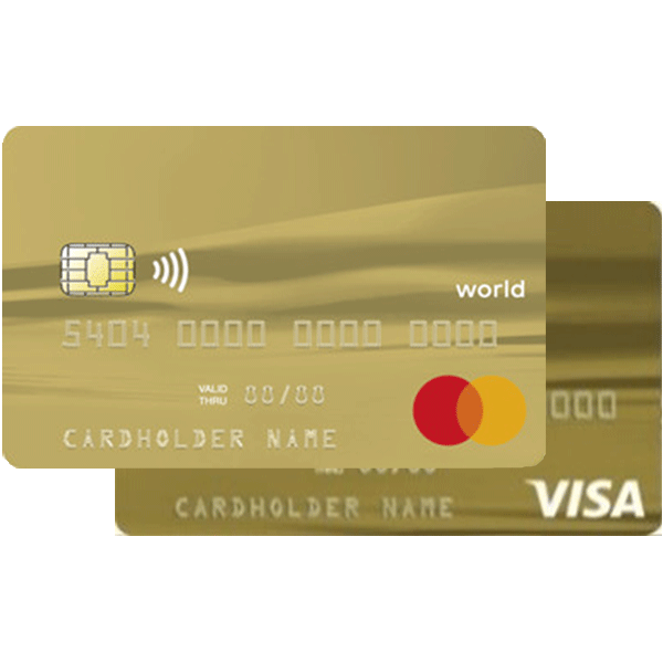 World Mastercard Gold - Visa Gold