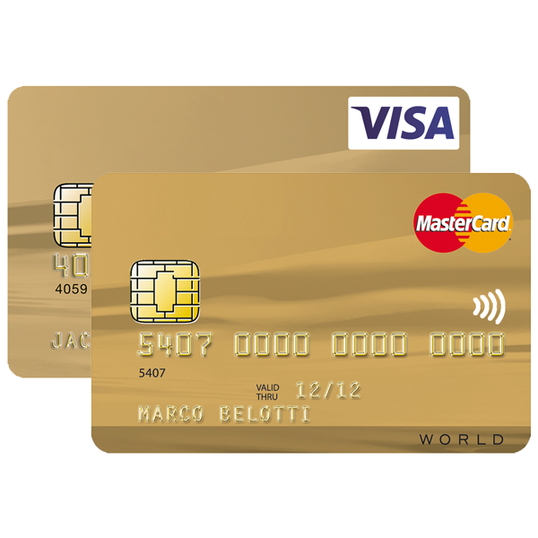 World Mastercard Gold - Visa Gold